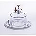 Bel-Art F41099-0000, Clear Polycarbonate Mini Vacuum Desiccator with White Polypropylene Bottom, 0.02 cu. ft. Capacity