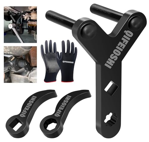 QIFEIOSHI Newly Upgraded Lower Control arm pry Tool Suspension Control Arm Tool Bushing Removal Tool and pry Wrench Adapter Designed for use with 1/2-inch Drive Extension pry Bars (Model A)