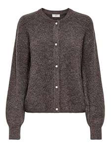 JDY Damen Jdylumi L/S Button Cardiga KNT Noos, Bracken, M EU