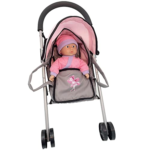 Dimian Bambolina: Set Muñeca y Cochecito 29cm miniatura 1