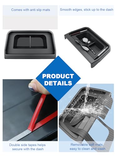 Image of CDEFG 2025 2026 Ford Maverick Center Console Dash Screen Organizer 13.2-Inch Dashboard Behind-Screen Storage Box Truck Accessories