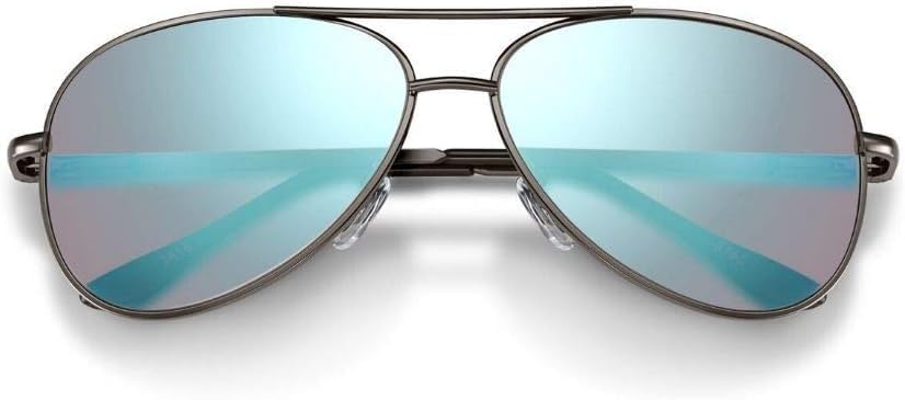 Pilestone Color Blind Glasses for Red-Green/Blue-Yellow Color Vision Deficiency Indoor/Outdoor Use ~ Pick Yours (Aviator TP-006 Lens A for Moderate Red-Green Deficiency)