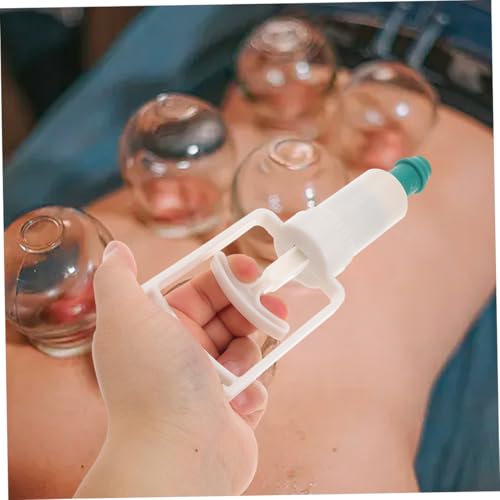 OUNONA 2Pcs Vacuum Cupping Device Tool with Handheld Pump Durable and Easy to Use Cupping Therapy Tools for Body Massage and Wellness miniatura 5