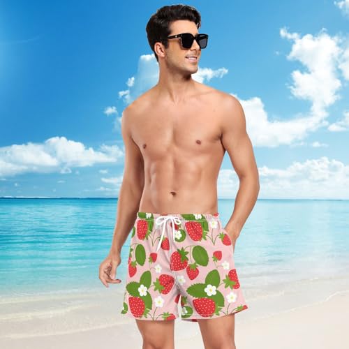 Men Swim Trunk with Compression Liner Quick Dry Mens Bathing Suit S-XXL4