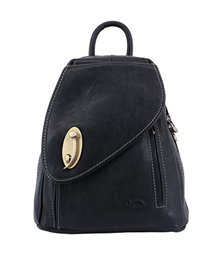 K322016 Katana: Mochila de piel de vacuno  Negro     Talla única