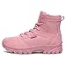 Women'Smilitary Combat Hiking Boots Fashionable Sports Outdoor Off-Road Backpacks Camping Adventure Hunting Desert Tactical Boots, Pink 9