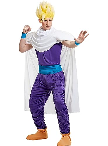 Funidelia | Déguisement Sangohan Dragon Ball pour homme Gohan, Anime, Dessins Animés - Déguisement pour Adultes et accessoires pour Halloween, carnaval et...