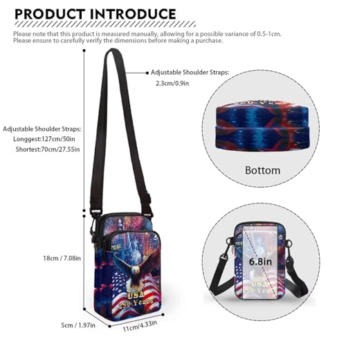 Image of Xpyiqun Small Crossbody Bag Women Phone Purses Sling Shoulder Handbag Cross Body Pouch Wallet Bags