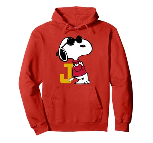 Logotipo de béisbol clásico Deportivo Retro de Peanuts Joe Cool Snoopy Sudadera con Capucha