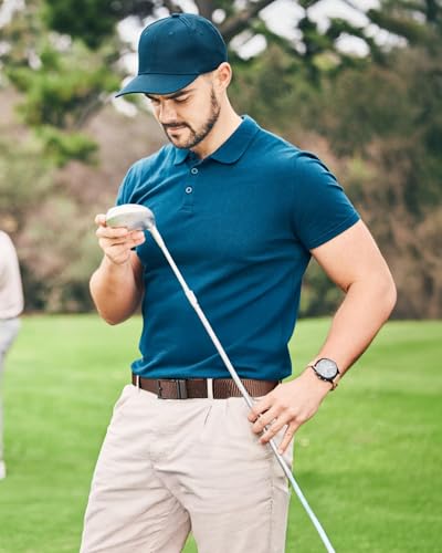 Image of CHAOREN Nylon Ratchet Belts for Men - Casual Golf Web Belt Men 1 3 /8 inch - Automatic Adjustable Buckle Fit Jeans