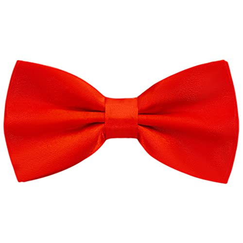 Image of Bow Tie for Men & Boys, Pre-Tied Bowtie Adjustable 9-18in, for Formal Tuxedo, Prom Party, Wedding