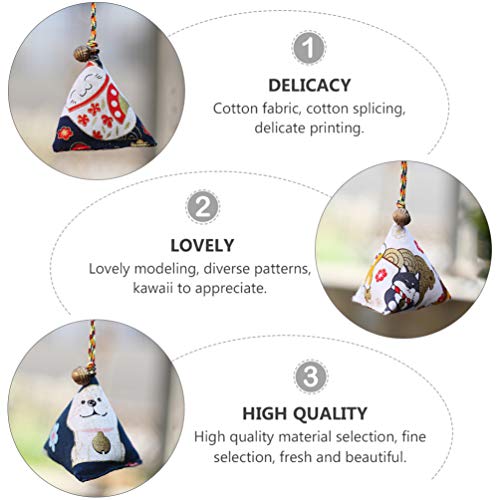 NUOBESTY 2 peças de gavetas de sachê lavanda, perfume, armários, aromas frescos, estilo japonês, amu