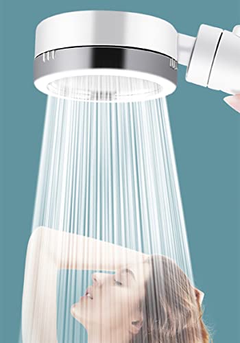 Lonaney Handheld Shower Head, Detachable Shower Head Vortex Shower Head Hydro Jet Shower Head For Low Water Pressure,Silver #TOP7