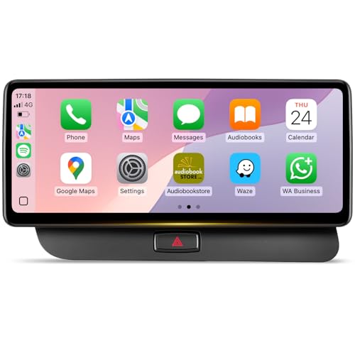 12.3 inch Touchscreen for Audi Q5 Concert/Symphony(2009-2017), Built in Wireless CarPlay Android Auto Bluetooth Factory Car Radio Receivers Retain Original Stereo Amplifier System