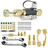 Photo Gallery filteilect set professionale di utensili per valvole hvac, con dadi in ottone, adattatori e guarnizioni, per riparazioni di aria condizionata r410a r22 r12 r407 r404 r32 Photo Gallery filteilect set professionale di utensili per valvole hvac, con dadi in ottone, adattatori e guarnizioni, per riparazioni di aria condizionata r410a r22 r12 r407 r404 r32