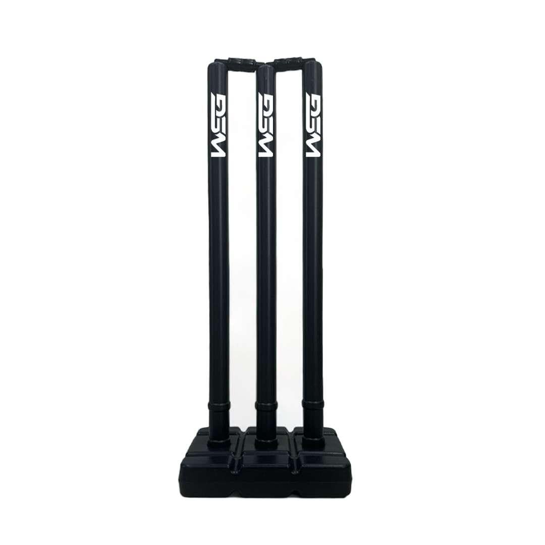 WSG Cricket Plastic Stumps Set, Full Size 30 Inches, 3 Stumps with 2 Bails and Base, Hard PVC, Portable, Suitable for All Age Groups-image-23