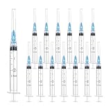 2.5ml/cc 23 Gauge 1 inch Syringes for Scientific Labs, Industrial Adhesives, Refilling Inks, Individually Package,100 Pack
