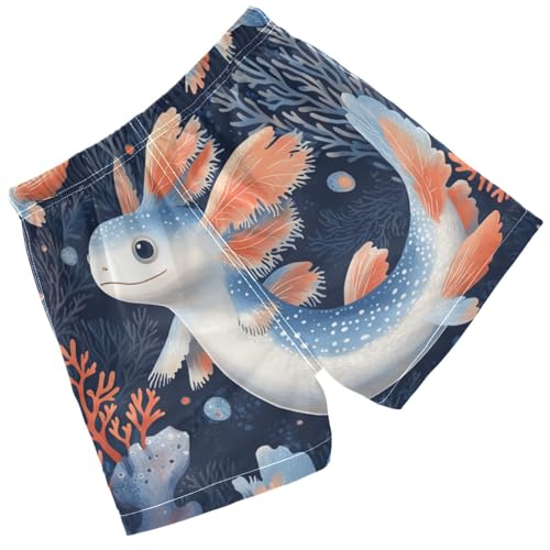 Pigsaly Boys' Swim Board Shorts Adorable Pink Fish Boy's Swim Trunks Kids Swimwear 4T2