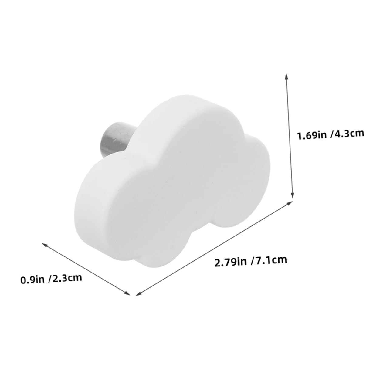 KOMBIUDA 6pack Cartoon Handles Soft Vintage Knobs for Boys and Girls Dresser Novelty Pulls Cute Shapes