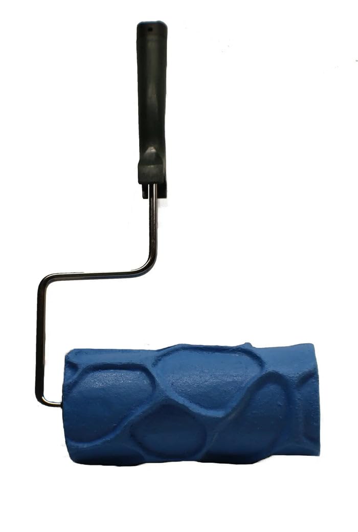 Concrete Stamp Curb Roller- Cobblestone (Size: 7-7/8" Wide x 4" Diameter)