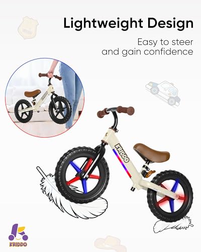 KRIDDO Lighting Balance Bike