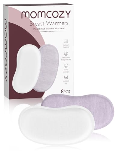 Image of Momcozy Instant Heat Breast Heating Pads, Breast Warmers Easy Release for Soothing Warmth, Lasting Heat Relief for Clogged Milk Ducts, Improve Milk Flow, 8 PCS