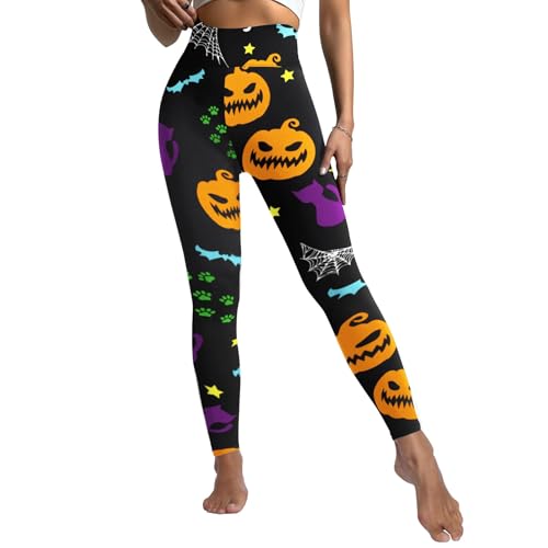 High Waisted Leggings for Women - No See Through Tummy Control Cycling Workout Yoga Pants with Pockets Reg & Plus