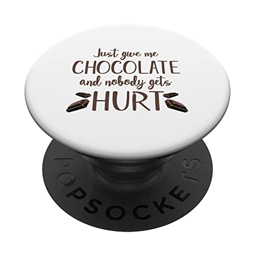 Divertida barra de chocolate para amantes del chocolate PopSockets PopGrip Intercambiable