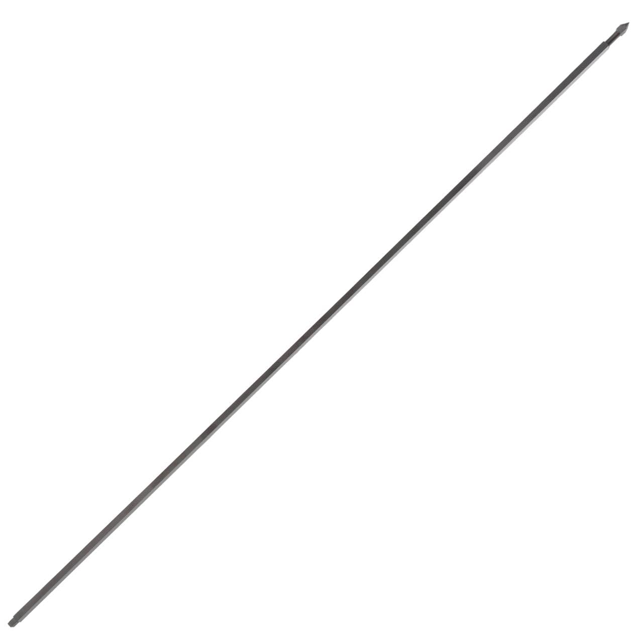 Spiedo Quadrato in Acciaio Inox AISI 304 per Girarrosto, 10x10 mm, per Cottura Carni Pesanti (Lunghezza: 90 cm)
