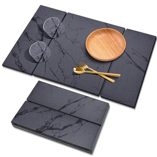 Large Stone Drying Mat for Kitchen Counter Marble
