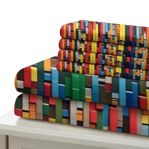 Parure de lit 140x200 anti-plis en microfibre douce imprimé 3D - 6