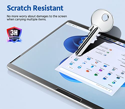 MoKo PET Matte Screen Protector for Microsoft Surface Pro 10 2024 / Surface Pro 9 13-Inch 2022 / Pro 8 2021 / Pro X, Write, Draw and Sketch with S-Pen Like on Paper, Matte Anti-Glare PET Film