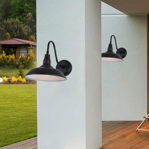 Linternas de jardín contra el óxido con base metálica impermeable E27 4