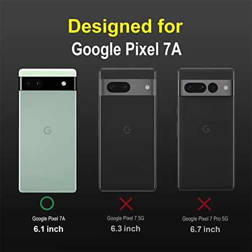Image of amazon basics Back Case Cover for Google Pixel 7A | Compatible for Google Pixel 7A Back Case Cover | Liquid Silicon Magic Case for Google Pixel 7A with Camera Protection | Black