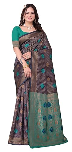 Sari indien en soie d'art pour mariage et grandes cérémonies traditionnelles