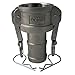 Dixon Sanitary Cam and Groove Female Coupler x Hose Shank (Global Type C), A380 Permanent Mold Aluminum - 3"