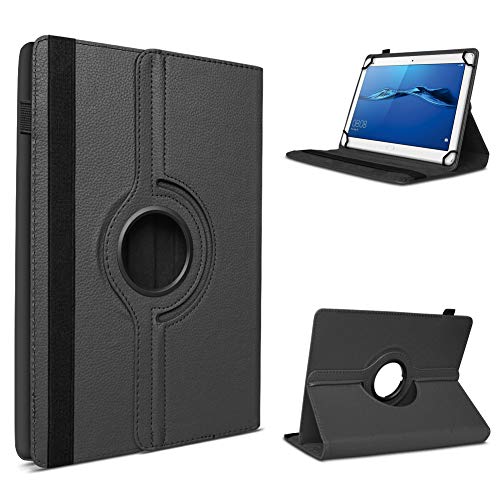 Robuste Tablet Schutzhülle für Huawei MediaPad T1 T2 T3 T5 10.0 aus Kunstleder Hülle Tasche Standfunktion 360° Drehbar Cover Hülle Universal von UC-Express