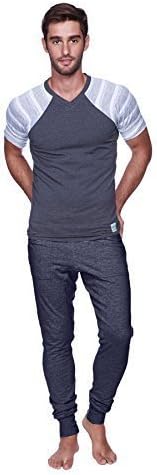 4-rth Men's Long Cuffed Perfection Yoga Pant (Small, Charcoal)