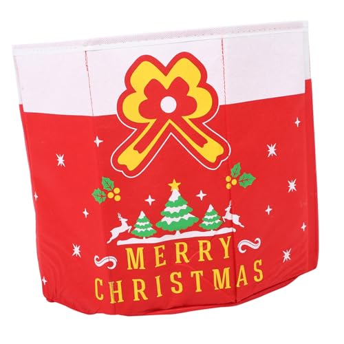 PRETYZOOM Cartoon Storage Box Christmas Theme Tree Foot Cover for Christmas Tree Compact Storage Organizer
