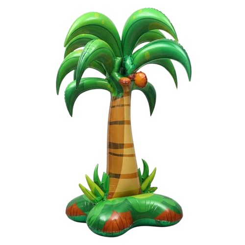 Aufblasbare Palme 132x94cm Palme Aufblasbar Hawaii Deko Für Tropische Feiern Sommerparty Dekoration Strandmotiv Für Erwachsene Events