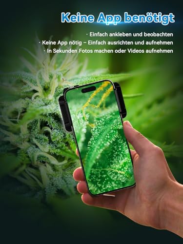 APEXEL 300X Smartphone Mikroskop - Professionelle Trichomanalyse & Mikrowelt Erkundung