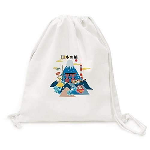 Sac à dos à cordon voyage pour ranger vos affaires de sightseeing avec style nippon