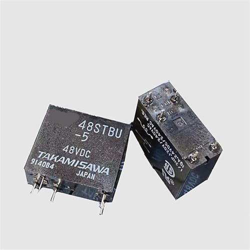 Relais VS 48STBU-5 de 48V CC et 10A à 5 broches pour circuits imprimés