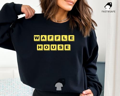 Personalized Handmade Waffle House Lover, Waffle House Gear, Waffle House Sweatshirt, Matching Atlanta Sweatshirt,Atlanta Gifts, Waffle House Gifts, Georgia Gifts4