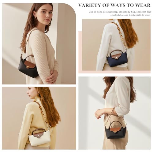 Bolso mini crossbody para mujer en nylon colorblock miniatura 6