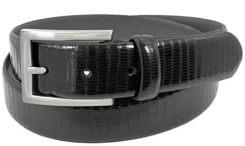Florsheim mens Lizard Emboss 32mm Belt