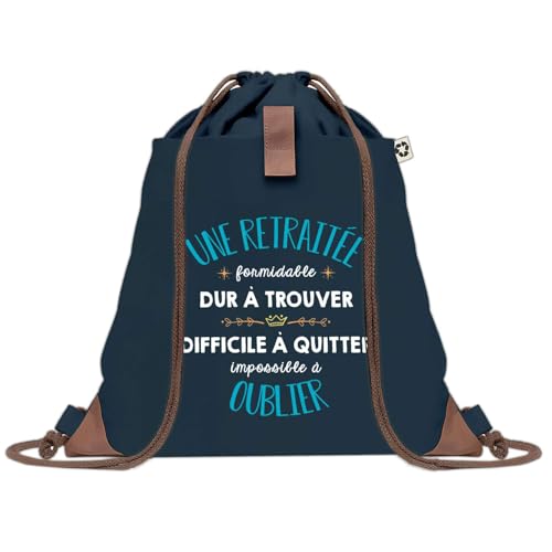 Sac de sport bleu Idée cadeau retraite originale pour collègue formidable