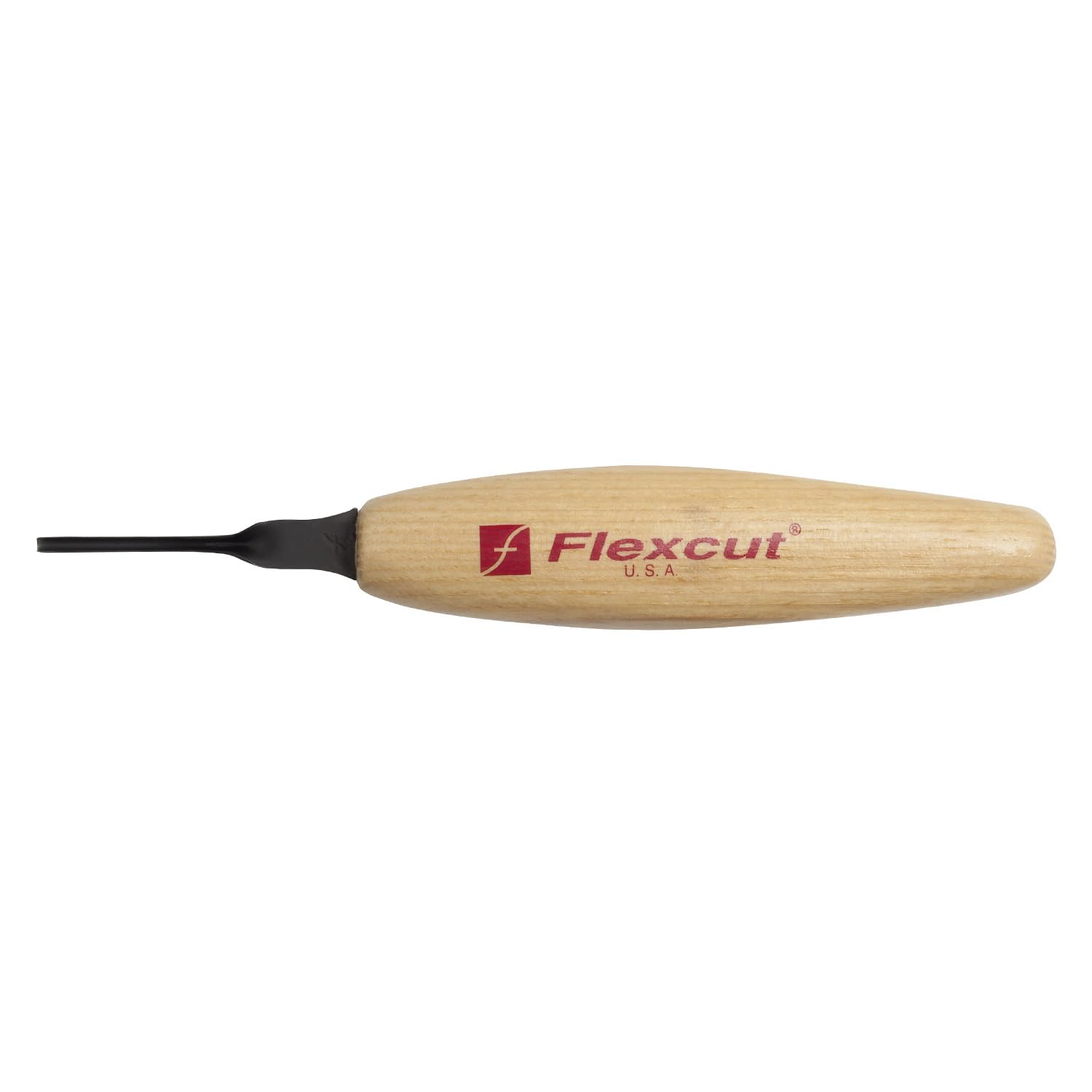 FLEXCUT Micro Shallow/Deep U-Gouge, Razor Sharp High Carbon Cutting Blade