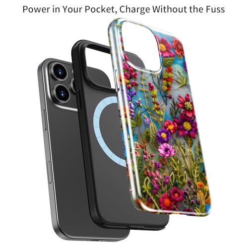 Coque iPhone 14 Pro DEENAKIN rigide double couche et silicone antichoc à motif Mélodie