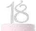 18 Large Script Silver Rhinestone Crystal Cake Topper Silver, Gold Numbers, Letters, Bling Love, Wedding, Birthday, Anniversary ,Sparkles, Shine, Party Decorations Supplies